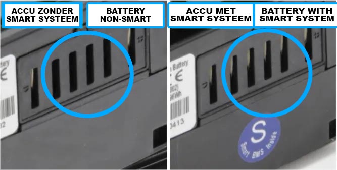 smart ebike battery vs non smart battery